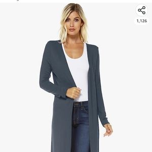 New Isaac Levine Soft Rayon Extra Long Duster